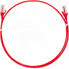 Cat6 Network Cables - 4Cabling 0.75m Cat6 RJ45 RJ45 Ultra Thin LSZH Network Cables Red