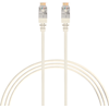 4Cabling - 4Cabling 2m Cat6a RJ45 S/FTP Thin LSZH 30 AWG Network Cable White