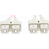 4Cabling - 4Cabling 1m SC-SC OM4 Multimode Fibre Optic Cable Salmon Pink 2mm