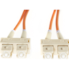 4Cabling - 4Cabling 2m SC-SC OM1 Multimode Fibre Optic Cable Orange