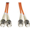 4Cabling - 4Cabling 2m ST-ST OM1 Multimode Fibre Optic Cable Orange