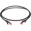 4Cabling - 4Cabling 50m Cat6a S/FTP LSZH Ethernet Network Cable Black