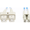 4Cabling - 4Cabling 3m LC-SC OM1 Multimode Fibre Optic Cable Blue