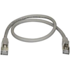 Cat6 Network Cables - StarTech 0.5m Grey Cat6a Ethernet Cable STP