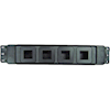 Elsafe Cable Management & Installation - Elsafe OE Elsafe PB Series 4 Data Punch Outs Frame & Face Plates Black