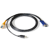 100Mb Network Switches - 4Cabling 1.8M USB KVM Cable for 4Cabling Rackmount KVM Switch