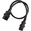 4Cabling - 4Cabling 4m IEC C13 to C14 Extension Cord M-F: Black