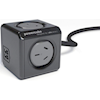 UPS Accessories - PowerCube 4 Power Outlet and 2 USB Ports 1.5m. Black