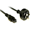 4Cabling - 4Cabling IEC C5 Clover Leaf Style Appliance Power Cable Black 10M