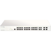 Gigabit Network Switches - D-Link (DBS-2000-28MP) 28-Port Gigabit Nucluas Cloud Managed PoE Switch with 28 RJ45 (24 PoE) and 4 Combo SFP ports.