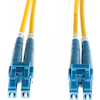 4Cabling - 4Cabling 1m LC-LC OS1 / OS2 Singlemode Fibre Optic Cable: Yellow