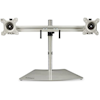 Generic Brackets & Mounting - Dual-Monitor Stand Horizontal Silver