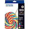 Epson - Epson 212 4 Ink Value Pack