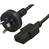 Power Cables - Astrotek AU Power Cable 2m Male Wall 240v PC to Power Socket 3-Pin to ICE 320-C13 Black