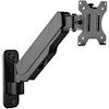 Brateck Brackets & Mounting - Brateck Single Screen Wall Mounted Gas Spring Monitor Arm