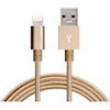 Astrotek - Astrotek 2m USB Lightning Data Sync Charger Gold Colour Cable for iPhone 6S 6 Plus 5 5S iPad Air Mini iPod