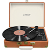 mbeat Bluetooth Speakers - mbeat Woodstock Retro Turntable Recorder with Bluetooth and USB Direct Recording