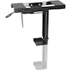 Brateck Brackets & Mounting - Brateck Adjustable Under-Desk CPU Mount