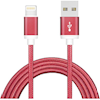 Apple Compatible Cables - Astrotek 1m USB Lightning Data Sync Charger Red Colour Cable for iPhone 6S 6 Plus 5 5S iPad Air Mini iPod