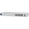 Gigabit Network Switches - Ubiquiti UniFi 16-port Managed PoE+ Gigabit Switch with SFP 60W Touch Display Fanless