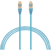 4Cabling - 4Cabling 2.5M Cat6a RJ45 S/FTP Thin LSZH 30 AWG Network Cable. Blue