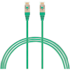 Cat6 Network Cables - 4Cabling 0.25m Cat6a RJ45 S/FTP Thin LSZH 30 AWG Network Cable. Green