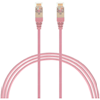 4Cabling - 4Cabling 2m Cat6a RJ45 S/FTP Thin LSZH 30 AWG Network Cable. Pink