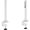 Brateck Brackets & Mounting - Brateck Slatwall Desk Mounting Pole Work with Slatwall Panel for Creating Desk-Mounted Slat Wall System