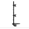 Brateck Brackets & Mounting - Brateck Dual Screens Economical Double Joint Articulating Steel Monitor Stand For Most 13 -32 Monitors up to 8kg/Screen