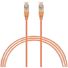 Cat6 Network Cables - 4Cabling 0.25m Cat6a RJ45 S/FTP Thin LSZH 30 AWG Network Cable. Orange