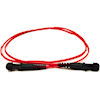 4Cabling - 4Cabling 1m MTRJ-MTRJ OM1 Multimode Fibre Optic Duplex LSZH Patch Lead : 2mm Oversleeving | RED