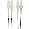 4Cabling - 4Cabling 5m SC-SC OM4 Multimode Fibre Optic Patch Cable: Black