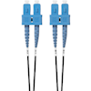 4Cabling - 4Cabling 3m SC-SC OS1 / OS2 Singlemode Fibre Optic Cable: Black