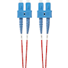 4Cabling - 4Cabling 0.5m SC-SC OS1 / OS2 Singlemode Fibre Optic Cable: Red