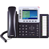 VoIP Phones - Grandstream HD PoE IP Phone 480X272 Colour LCD 6 Lines Dual GBE 5 Program Keys 24 BLF Keys BT