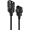 ALOGIC Power Cable Accessories - ALOGIC 2m IEC C13 to IEC C14 Computer Power Extension Cord Male to Female Black