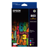 Epson - Epson 802 4 Colour Ink Pack WF-4720 WF-4740 WF-4745