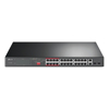 Gigabit Network Switches - TP-Link 24-Port PoE 10/100Mbps Unmanaged Switch Gigabit RJ45(2) GbE/PoE+(24) 5yr Wty