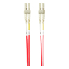 4Cabling - 4Cabling 2m LC-LC OM4 Multimode Fibre Optic Patch Cable: Red