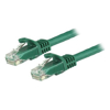 Cat6 Network Cables - StarTech 7.5 m Cat6 Cable Green Cat6 Patch Cord Snagless RJ45 Connectors 24 AWG Copper Wire Ethernet ETL (N6PATC750CMGN)