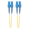 4Cabling - 4Cabling 30m SC-SC OS1 / OS2 Singlemode Fibre Optic Cable: Yellow
