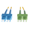 4Cabling - 4Cabling 10m SC-SC/APC OS1 / OS2 Singlemode Fibre Optic Duplex Cable