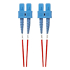 4Cabling - 4Cabling 1.5m SC-SC OS1 / OS2 Singlemode Fibre Optic Cable: Red