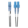 4Cabling - 4Cabling 1.5m LC-SC OS1 / OS2 Singlemode Fibre Optic Cable: Black