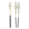 4Cabling - 4Cabling 1.5m LC-SC OM4 Multimode Fibre Optic Patch Cable: Black