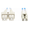 4Cabling - 4Cabling 1.5m LC-SC OM4 Multimode Fibre Optic Cable: Blue