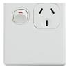 Cable Management & Installation - 4Cabling 4C | Elegant Single Power Point 250V 10A Vertical