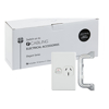 4Cabling - 4Cabling 4C | Elegant Single Power Point 250V 15A Vertical 10 Pack with 10 FREE C-Clips