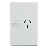 Cable Management & Installation - 4Cabling 4C | Classic Single Power Point 250V 10A Vertical