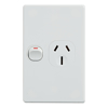 Cable Management & Installation - 4Cabling 4C | Classic Single Power Point 250V 15A Vertical